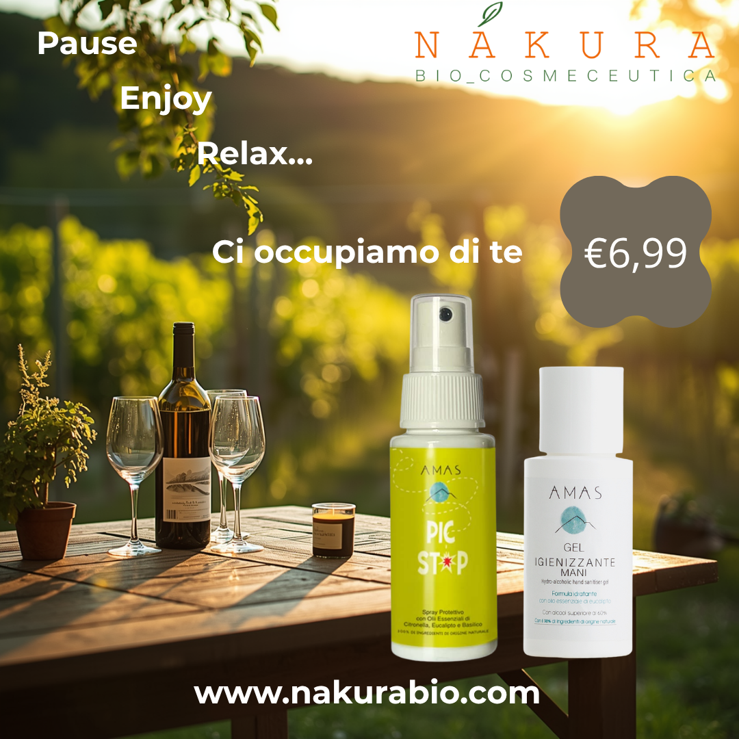 Spray Protettivo Anti Zanzare 100% Naturale + GEL IGIENIZZANTE MANI