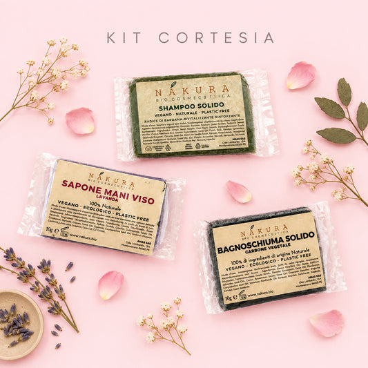 KIT CORTESIA PER HOTEL o B&B ECOLOGICO