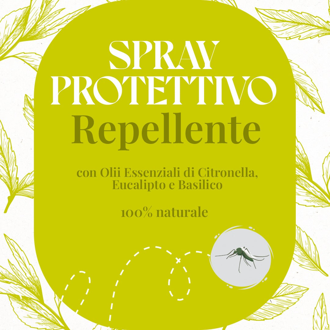 AMAS KIT PROTEZIONE ZANZARE - 2pz - PIC STOP Spray Repellente Naturale + POST PIC Spray Dopo Puntura Naturale - Ideale per Bambini