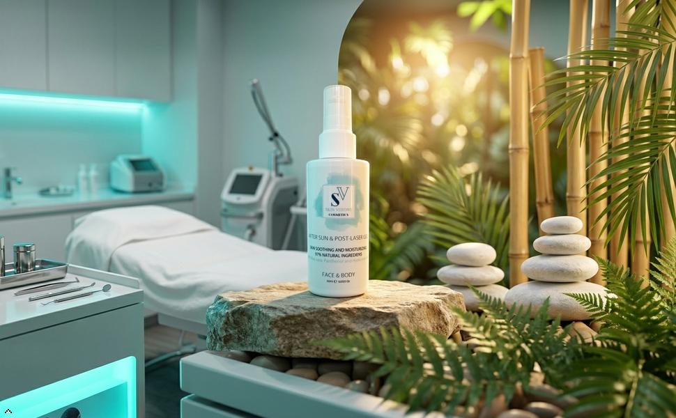 Gel idratante e lenitivo, post epilazione laser e dopo sole